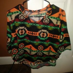 Aztec tribal shirt. Super cute